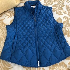 Talbots petite quilted vest
